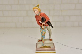 Vintage Royal Copenhagen Sandman Overglaze Porcelain Figurine Designed By Ole Lukoje