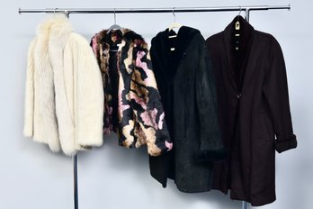 Fur Coat, (Size Small)