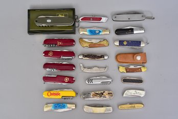 Nice Collection Of 23 Pocket Knives
