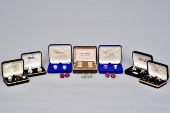Collection Of 10 Pairs Of Men's Cufflinks