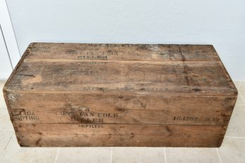 Antique Underwood Typewriter Wooden Crate