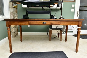 Pottery Barn Printer's Writing Desk In Tuscan Chestnut