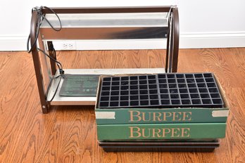 Burpee Seed Starting Kit, Hydrofarm Seedling Heat Mat And Grow Light