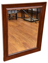 Mahogany Devan Mirror With Beveled Edge (2 Of 2)