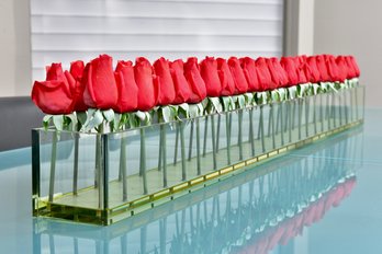 Maison Bloom By Maria Glass Rose Art Vase