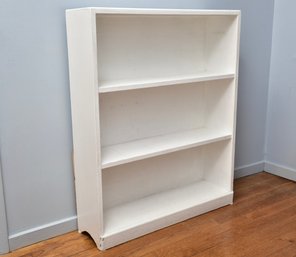 Classic Three Shelf Painted Bookcase