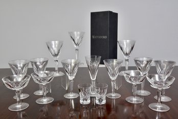 Collection Of Sheila Waterford Crystal Glasses