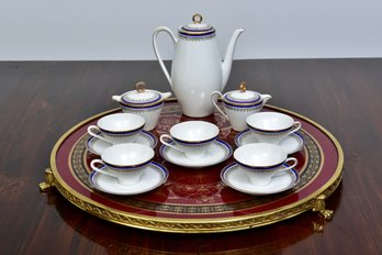 Bareuther Waldsassen Bavaria Germany Demitasse Set And French Tray