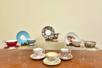 Collection Of Tea Cups And Saucers
