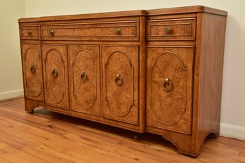 Tomlinson Furniture Walnut With Burl Trim Sideboard