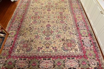 Persian Tabriz Hand Knotted Wool Area Rug