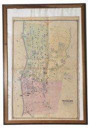 Yonkers Westchester County New York Framed Map