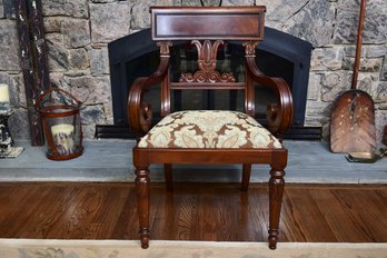Robert Adam Collection By Millender Furniture Company Regency Style Mahogany Arm Chair