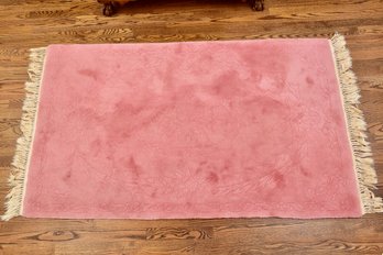 Chinese Royal Rose Hand Made Wool Area Rug