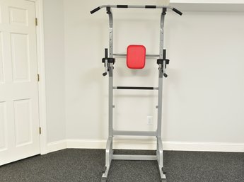 Signature Fitness Home Gym Power Tower With Push-up, Pull-up, And Dip Station