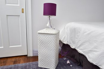 Lamont Weave Hamper And Desk Lamp