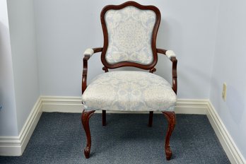 Upholstered Bergere With Bolster Pillow