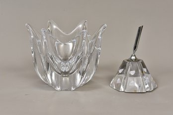 Orrefors Bowl And Pen Holder