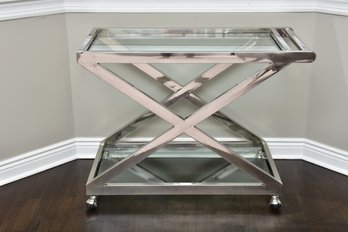 Restoration Hardware 1950s Milo Bar Cart