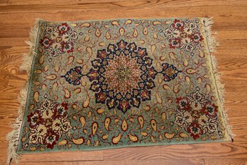 Hand Knotted Small Area Rug