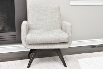 Apropos Marshall Swivel Accent Chair Custom Upholstered With Kravet Vibrato Fabric (2 Of 2)