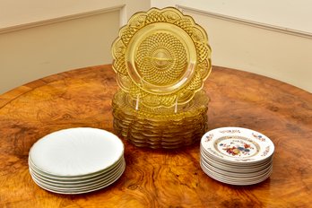 Assorted Collection Of Plates - Wedgwood, Limoges And More
