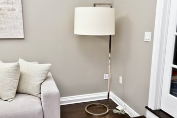 Arteriors Belden Floor Lamp In Polished Nickel (2 Of 2) RETAIL $1,300