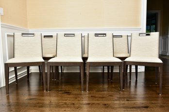 Set Of Eight Usona Elpis Dining Chairs From Accento Designed By Werther Toffoloni