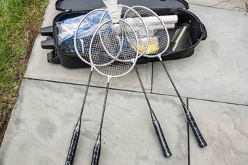 Spalding Badminton Set With Case And Accessories - New!