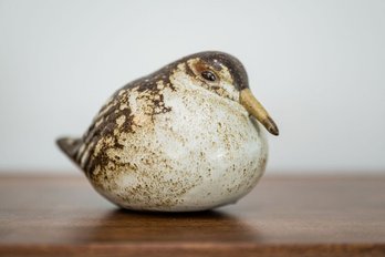 Adorable Anderson Design Studio Stoneware Art Pottery Sandpiper Bird