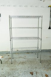 Tall Metal Storage Rack With Adjustable Shelves (1 Of 2)