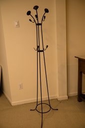 Vintage Iron Coat & Hat Rack