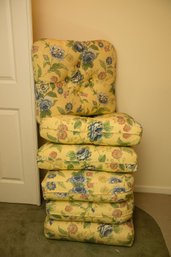 Tufted Floral Sofa Cushions For 3-seat Sunroom Or Patio Sofa(1 Of 2)