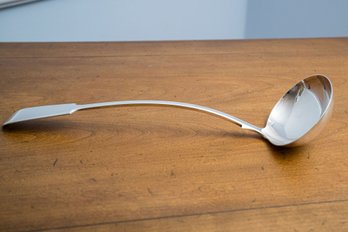 British Silverplate Ladle With Hallmark