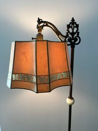 Vintage Antique Victorian Brass Floor Lamp