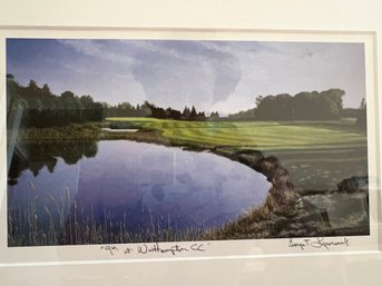 Westhampton Golf Club Photo, Signed, 9th Hole