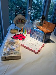 Loaded Lot-shot Glasses NIB, Funny Plate-must See, Wine Thermometer, More, More, More