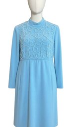 Vintage Claudia By George Halley Dress In Light Blue