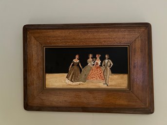 Leora Keren, Signed Painting Framed In Wood