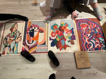 4 Abstract Works On Paper