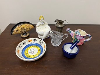 Mortar & Pestle, Bowl, Teabag Holder, Pitchers & Napkin Holder