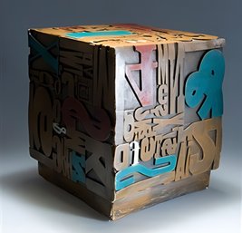 Extraordinary 1968 Standout Piece Of Mid-century Graphic Art