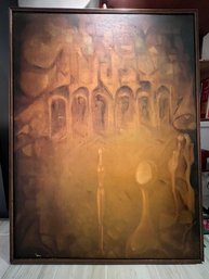 Likely Untitled (circa 1972) By The Cuban Artist Wifredo Lam. Unsigned