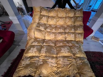 Down Filled Custom Made Cover,pink And Chartreuse