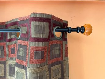 Pair Of Curtains & Rods