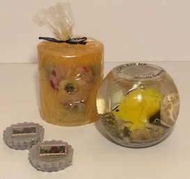 Light Em Up Fish, Starfish, Orange Spice, Yankee Candles