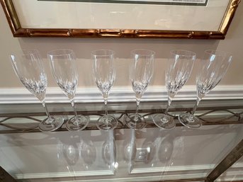 A Toast And A Treasure, Rogaska, Champagne Flutes, Set Of 6, SOHO Pattern