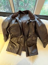 Les Copains Leather Jacket.