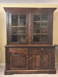 Reclaimed Pine Farmhouse Two Piece Cupboard