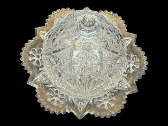 Mid-Century Reissue Of A 1910 Antique Imperial (EAPG) Butter Dish